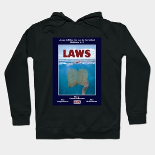 The laws of Moses coming out of the water, satirical meme Hoodie